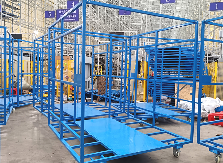 新能源汽車(chē)零部件立庫(kù)工裝車(chē)